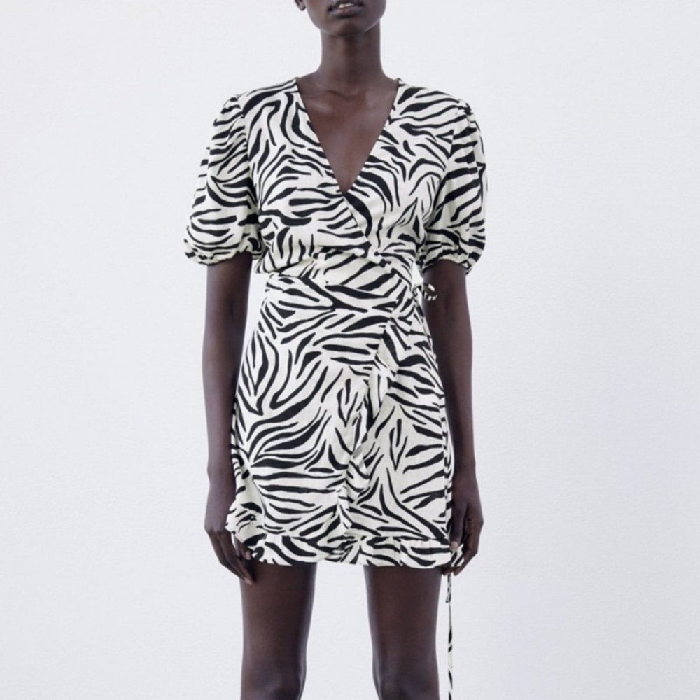 Zara Animal Print Dress